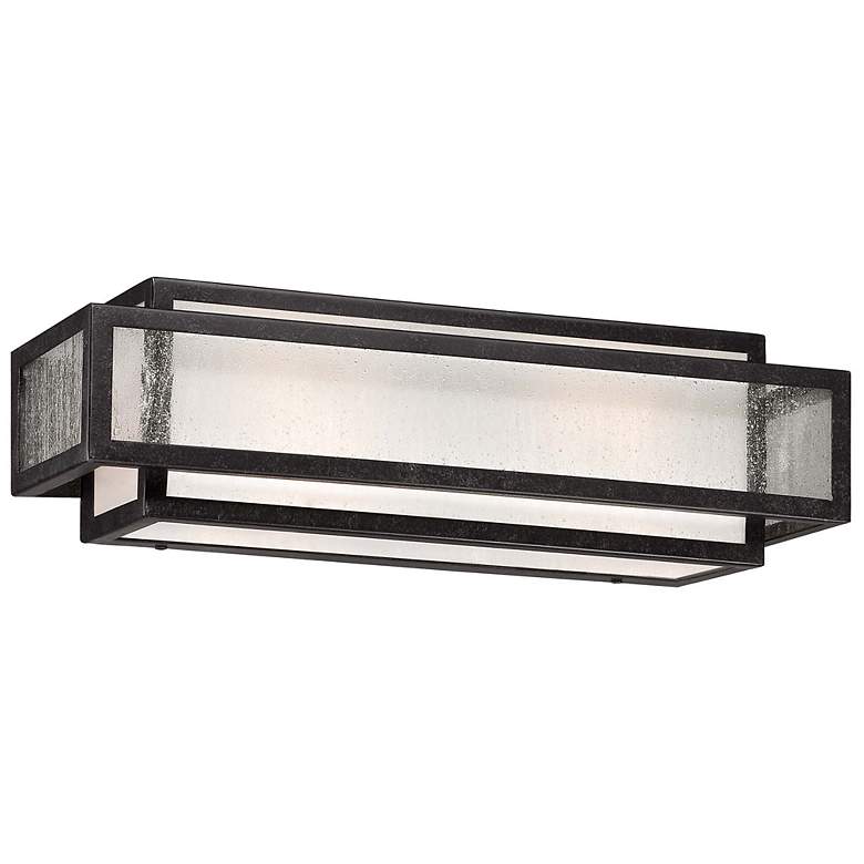 Image 1 Minka Camden Square 17 1/4" Wide Charcoal Bath Light