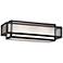 Minka Camden Square 17 1/4" Wide Charcoal Bath Light