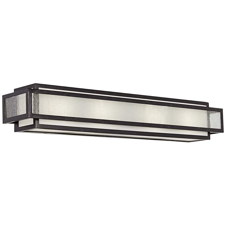 Image 1 Minka Camden Square 30" Wide Charcoal Bath Light
