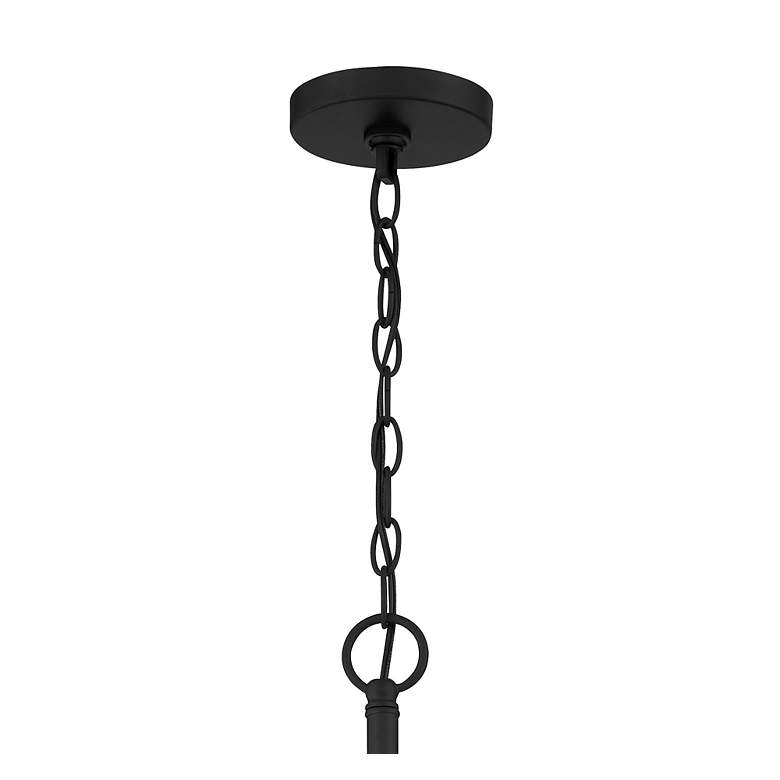 Image 3 Minka Camrin 25" Wide Coal 5-Light Chandelier w/ Glass Shades more views