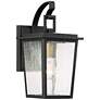 1_Minka Cantebury 14 1/4" High Sand Black Outdoor Wall Light