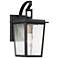 Minka Cantebury 14 1/4" High Sand Black Outdoor Wall Light