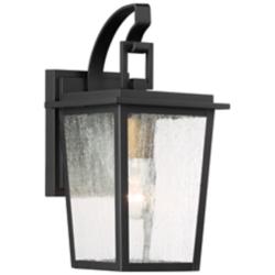 Minka Cantebury 14 1/4" High Sand Black Outdoor Wall Light