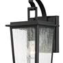 2_Minka Cantebury 14 1/4" High Sand Black Outdoor Wall Light more views