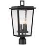 1_Minka Cantebury 19 3/4" High Sand Black 4-Light Outdoor Post Light