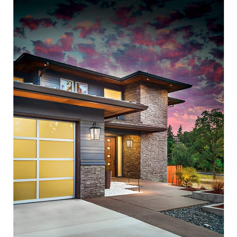 Image 2 Minka Cantebury 23" High Sand Black 4-Light Outdoor Wall Light more views