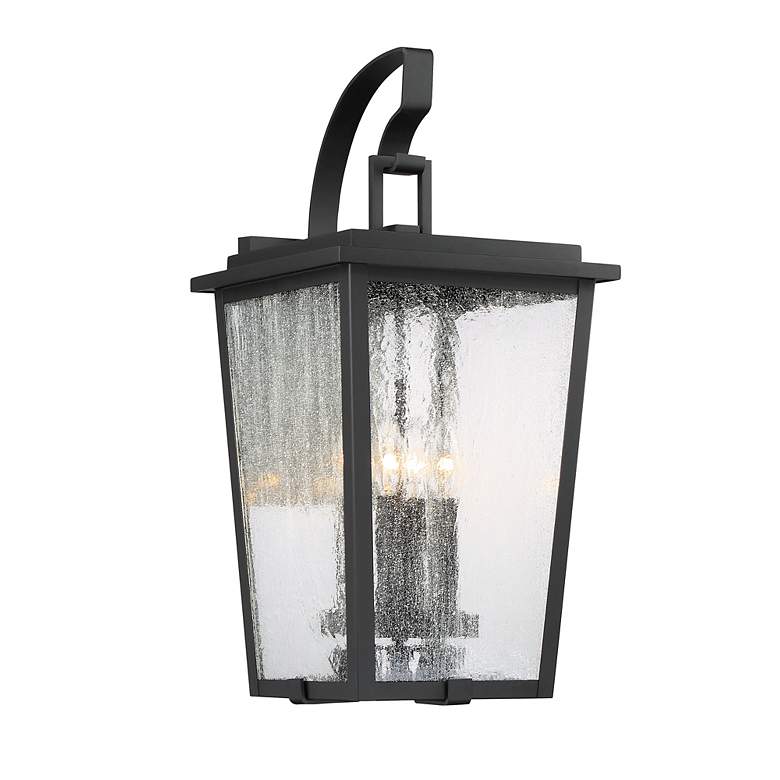 Image 3 Minka Cantebury 23" High Sand Black 4-Light Outdoor Wall Light more views