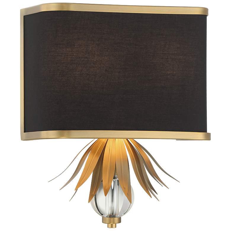 Image 1 Minka Caprio 13 1/4" Natural Brushed Brass 2-Light Wall Sconce