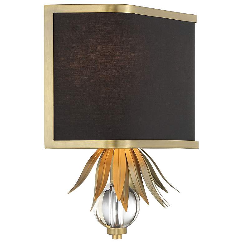 Image 2 Minka Caprio 13 1/4" Natural Brushed Brass 2-Light Wall Sconce more views