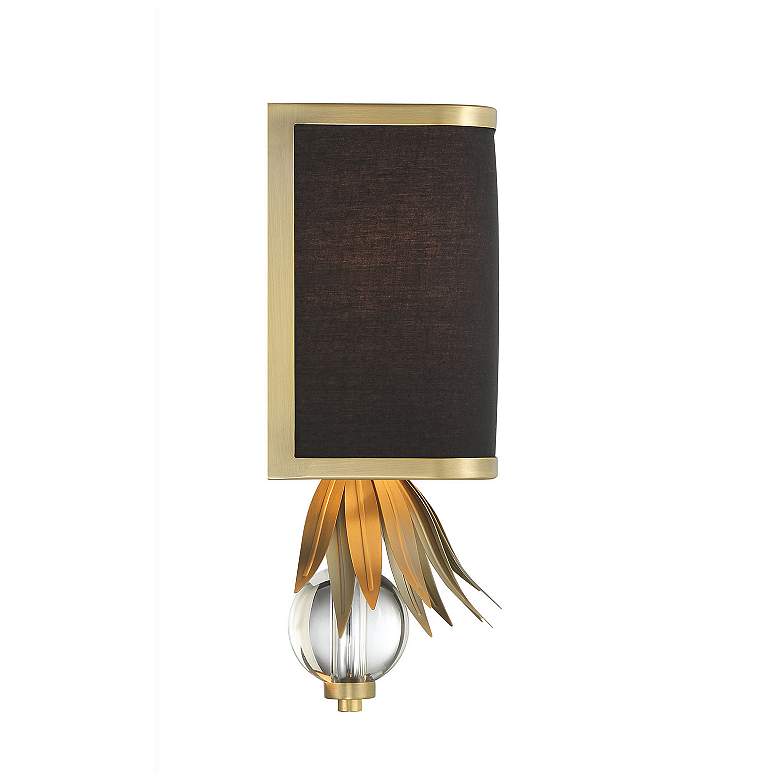 Image 4 Minka Caprio 13 1/4" Natural Brushed Brass 2-Light Wall Sconce more views