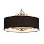 5_Minka Caprio 32 3/4" Wide Brushed Brass 6-Light Drum Pendant more views