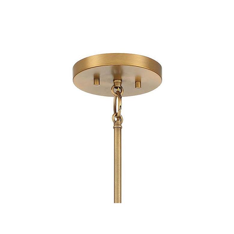 Image 6 Minka Caprio 32 3/4" Wide Brushed Brass 6-Light Drum Pendant more views
