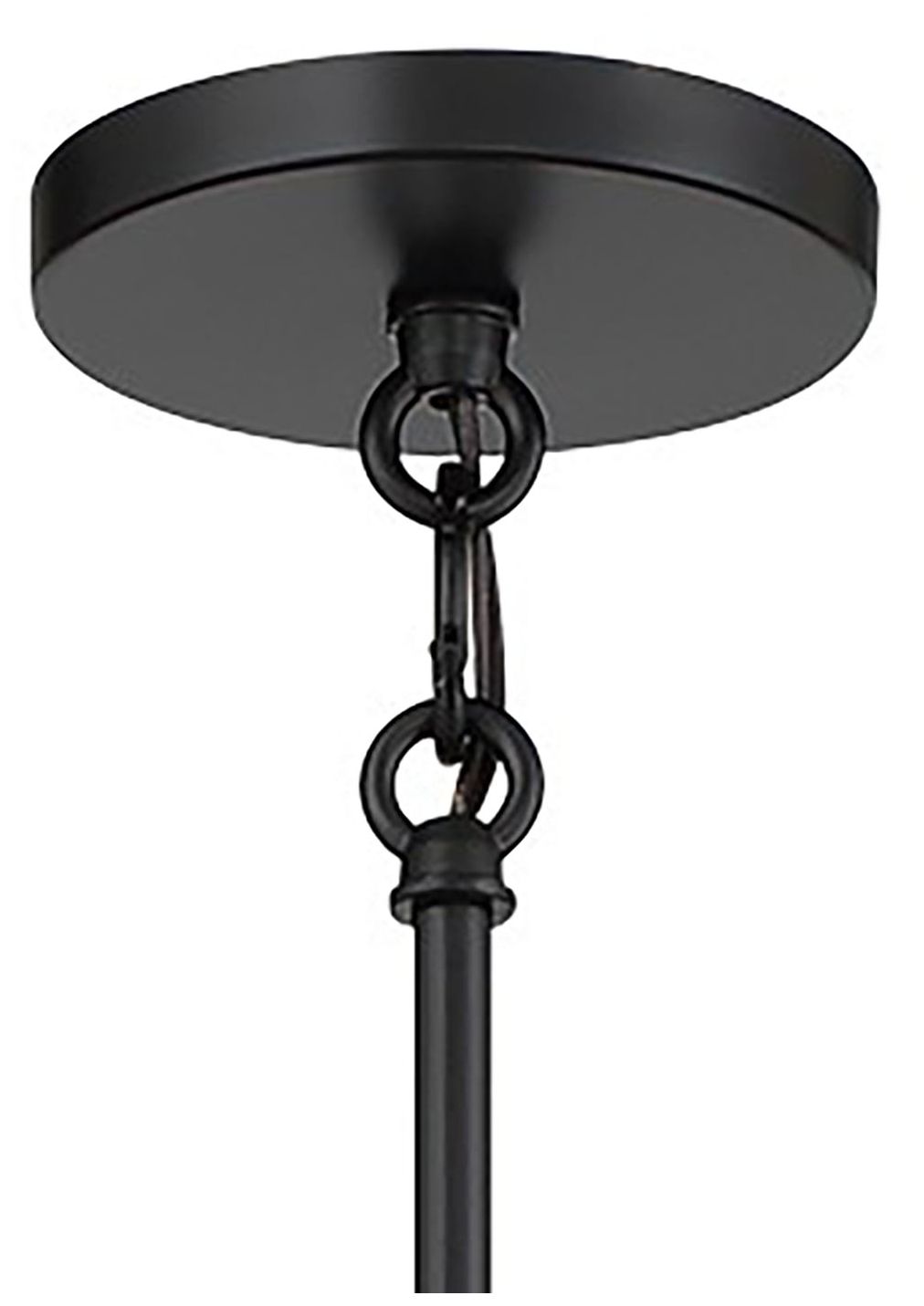 Image 6 Minka Cascade 42" Wide Coal Black White Linen Drum Pendant Light more views