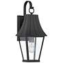 2_Minka Chateau Grande 19" High Coal Black Outdoor Lantern Wall Light