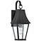 Minka Chateau Grande 19" High Coal Black Outdoor Lantern Wall Light