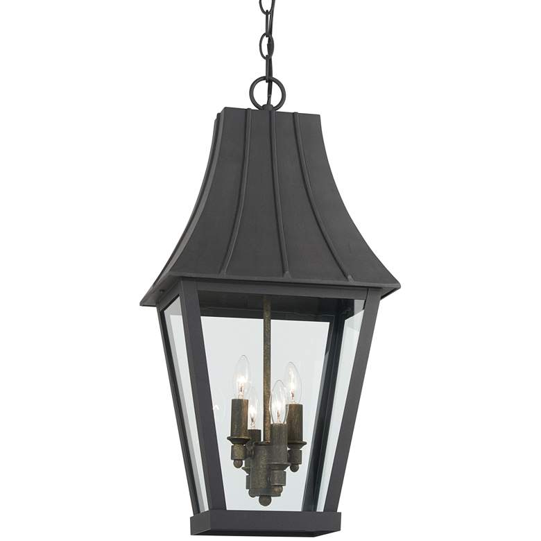 Image 1 Minka Chateau Grande 25" High Coal Outdoor Hanging Light