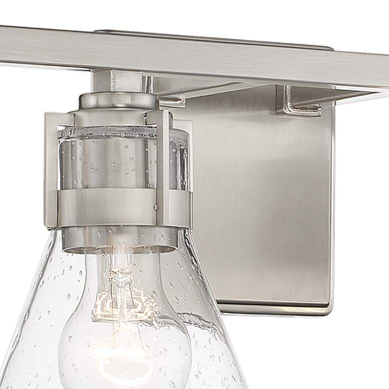 Image 3 Minka Chatham Square 32 1/2" Wide Brushed Nickel 4-Light Bath Light more views