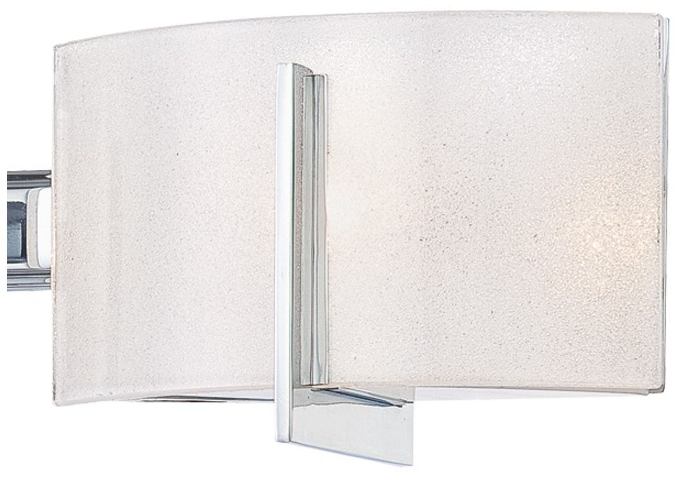 Image 3 Minka Clarte 27" Wide Chrome and White Iris Glass 3-Light Bath Light more views