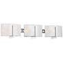 4_Minka Clarte 27" Wide Chrome and White Iris Glass 3-Light Bath Light more views