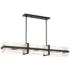 Minka Cloud Break 59 3/4" Wide Coal Black Linear Chandelier