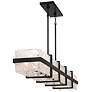 5_Minka Cloud Break 59 3/4" Wide Coal Black Linear Chandelier more views