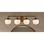 2_Minka Cornwell 32" Wide Aged Brass 4-Light Vanity Bath Light