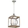 2_Minka Country Estates 14 1/2" Wide Wood and Nickel 4-Light Pendant
