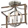 Thumbnail3 of Minka Country Estates 16 1/2" Wide Faded Wood 4-Light Ceiling Light more views