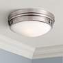 1_Minka Culver Collection 13 1/4" Wide Brushed Nickel Ceiling Light
