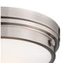 3_Minka Culver Collection 13 1/4" Wide Brushed Nickel Ceiling Light more views