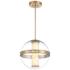 Minka Divinely 16 3/4" Wide Modern Celeste Brass LED Pendant Light