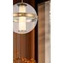 5_Minka Divinely 16 3/4" Wide Modern Celeste Brass LED Pendant Light more views