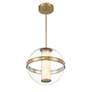 Minka Divinely 16 3/4" Wide Modern Celeste Brass LED Pendant Light