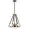 Minka Eden Valley 17 3/4" Wide Smoked Iron Aged Gold 4-Light Pendant