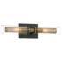 Minka Emmerham 20 1/4" Wide Coal and Soft Brass 2-Light Bath Light