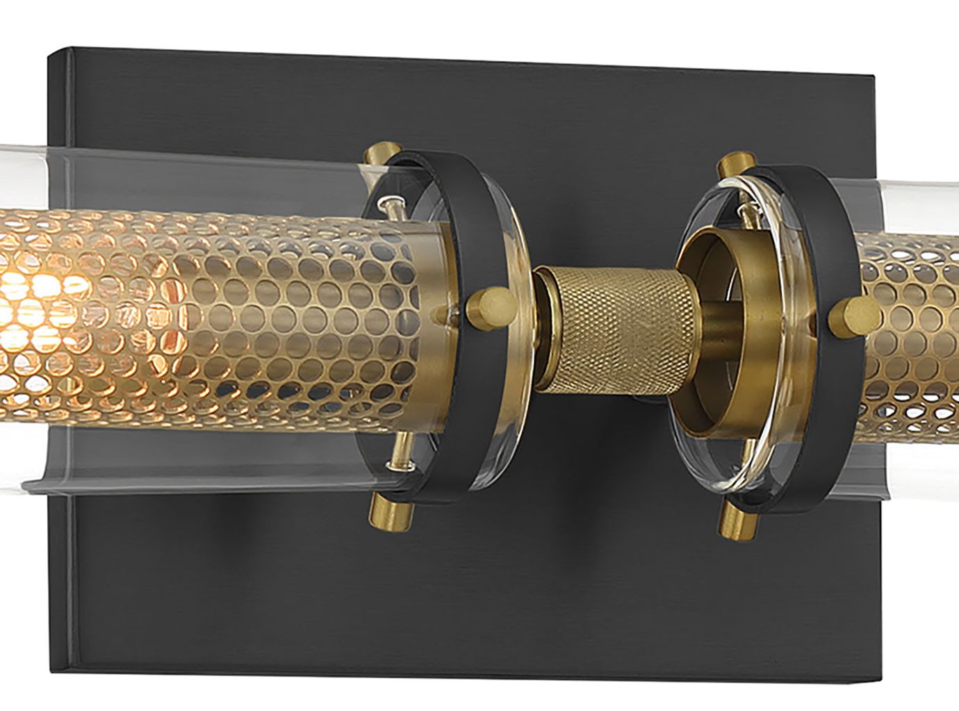 Image 6 Minka Emmerham 20 1/4" Wide Coal and Soft Brass 2-Light Bath Light more views