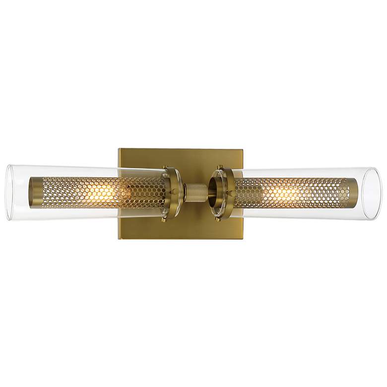 Image 2 Minka Emmerham 20 1/4" Wide Soft Brass Metal 2-Light Bath Light