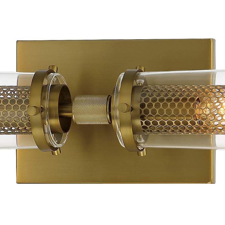 Image 4 Minka Emmerham 20 1/4" Wide Soft Brass Metal 2-Light Bath Light more views