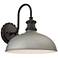 Minka Escudilla 11 3/4" High Sand Silver Outdoor Wall Light