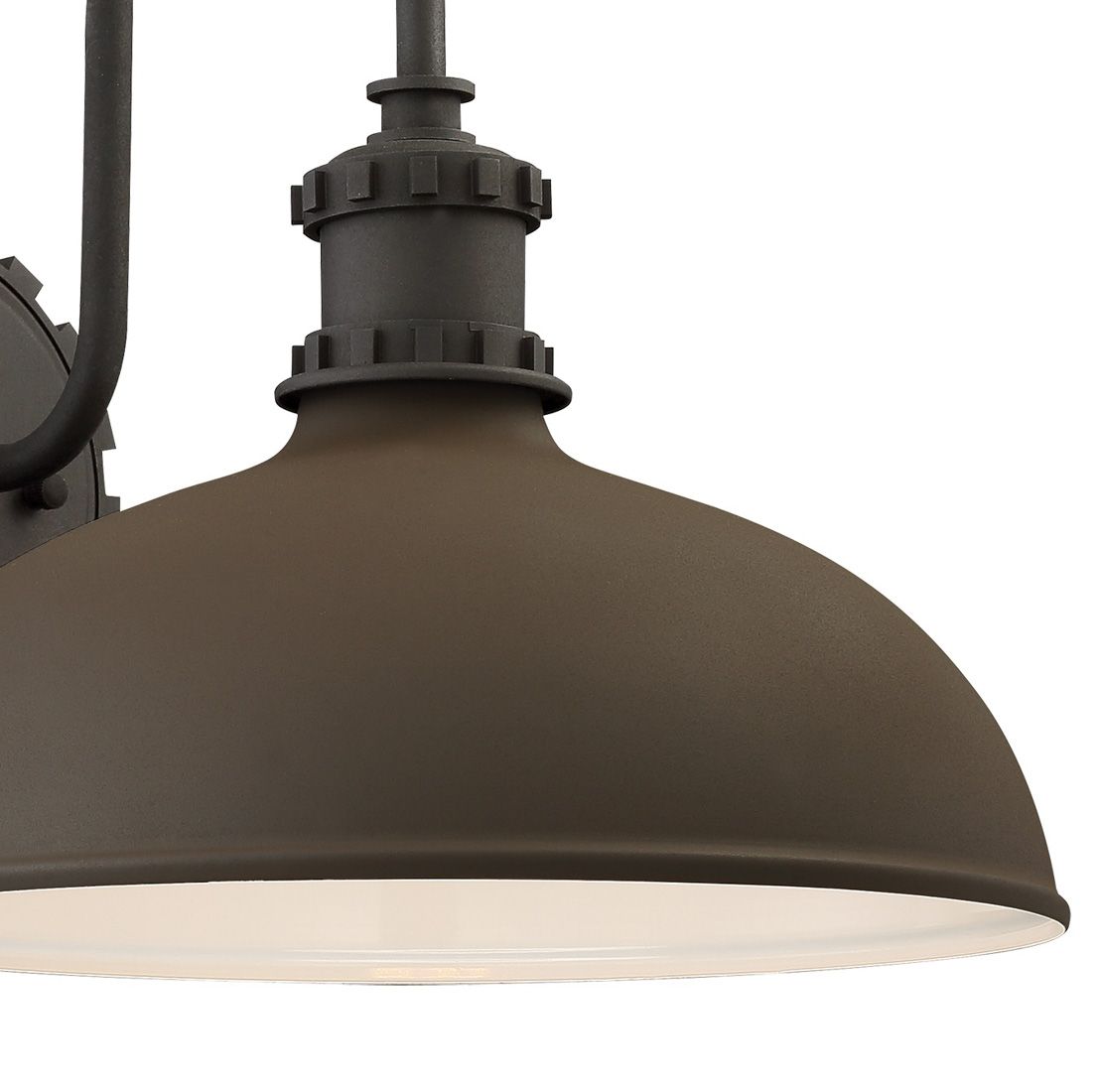 Thumbnail2 of Minka Escudilla 11 3/4" Textured Bronze Industrial Barn Outdoor Light more views