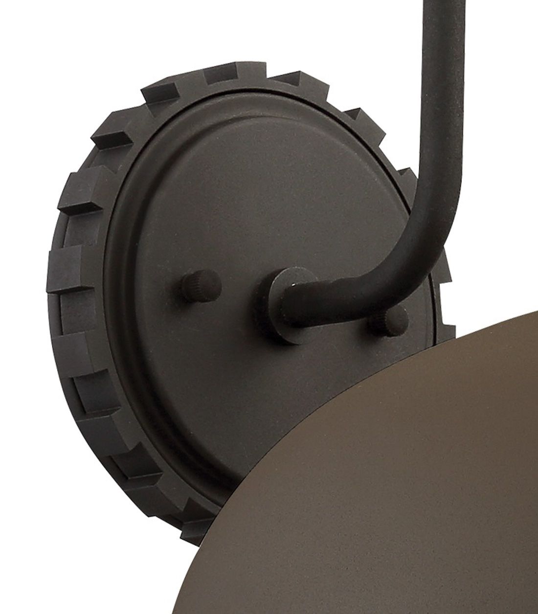 Thumbnail3 of Minka Escudilla 11 3/4" Textured Bronze Industrial Barn Outdoor Light more views