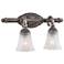 Minka Europa Collection 18 3/4" Wide Brushed Nickel 2-Light Bath Light