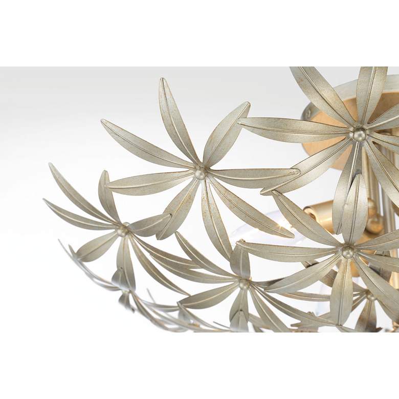 Image 3 Minka Flower Child 22" Wide Ambry Gold Flower 4-Light Ceiling Light more views