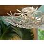 4_Minka Flower Child 22" Wide Ambry Gold Flower 4-Light Ceiling Light more views