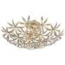 6_Minka Flower Child 22" Wide Ambry Gold Flower 4-Light Ceiling Light more views