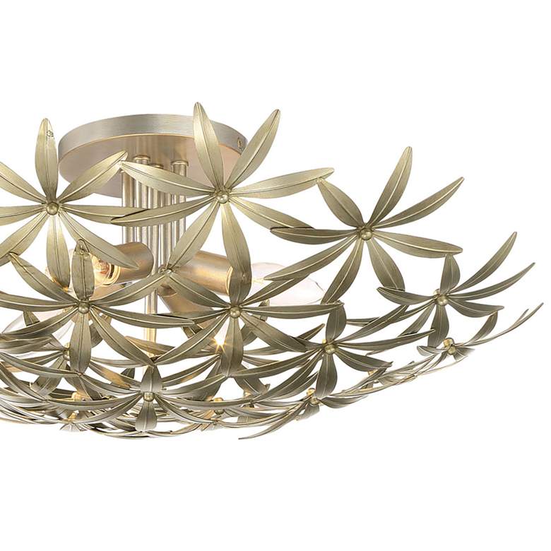 Image 7 Minka Flower Child 22" Wide Ambry Gold Flower 4-Light Ceiling Light more views