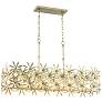 3_Minka Flower Child 38 1/2" Wide Ambry Gold 6-Light Island Chandelier