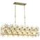 Minka Flower Child 38 1/2" Wide Ambry Gold 6-Light Island Chandelier