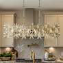 2_Minka Flower Child 38 1/2" Wide Ambry Gold 6-Light Island Chandelier