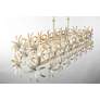 Minka Flower Child 38 1/2" Wide Ambry Gold 6-Light Island Chandelier in scene